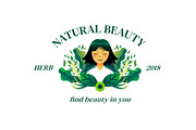 natural beauty -Mascot & Esport Logo