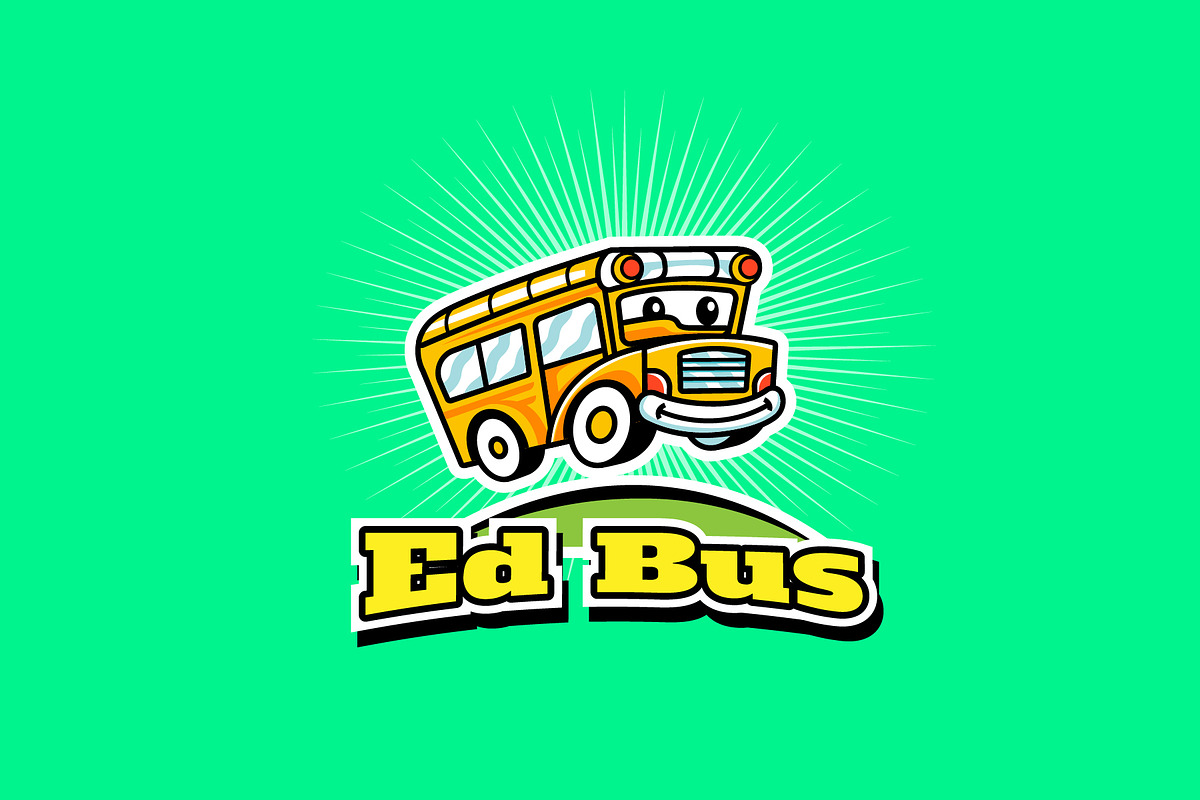 school bus - Mascot & Esport Logo in Logo Templates - product preview 8