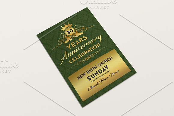 Church Anniversary Program V01 in Brochure Templates - product preview 4