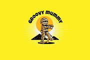 groovy mummy - Mascot & Esport Logo