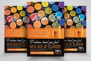 Beauty Cosmetics Product Ads Flyer