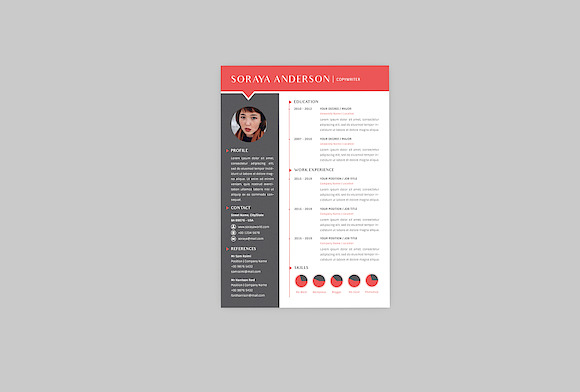 CopyWriter Resume Designer in Resume Templates - product preview 2