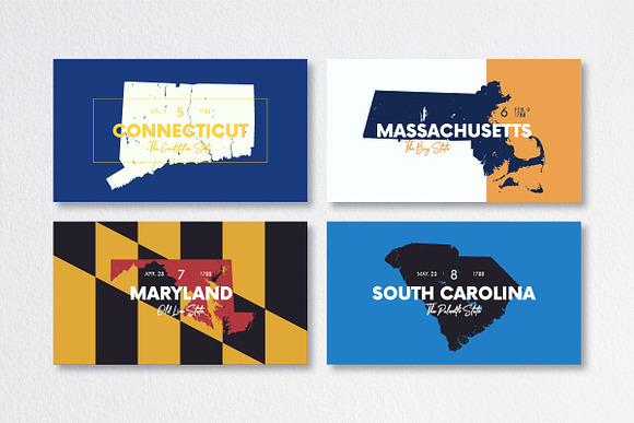 50 U.S. States | USA map in Illustrations - product preview 3
