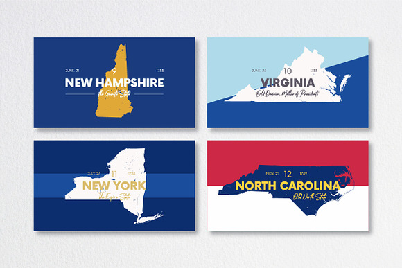 50 U.S. States | USA map in Illustrations - product preview 4