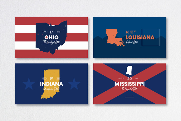 50 U.S. States | USA map in Illustrations - product preview 7