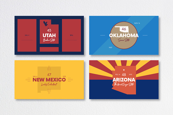 50 U.S. States | USA map in Illustrations - product preview 15