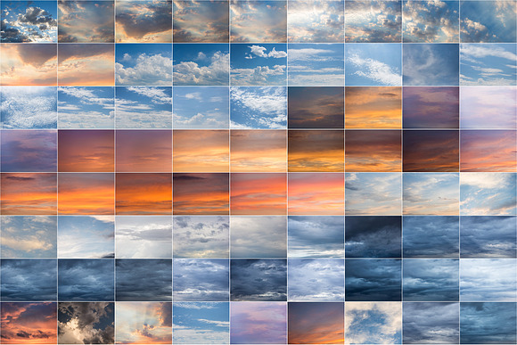 220 Dramatic Sky, blue cloudy sky in Graphics - product preview 4
