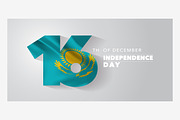 Kazakhstan independence day vector