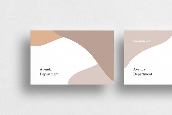 Avenda Business Card in Business Card Templates - product preview 1