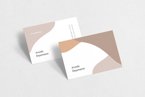 Avenda Business Card in Business Card Templates - product preview 3