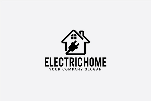 electric home logo in Logo Templates - product preview 2