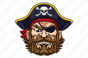 Pirate Captain Cartoon Character