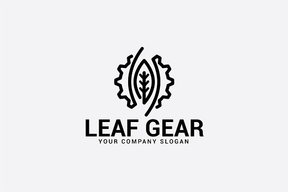 LEAF GEAR LOGO in Logo Templates - product preview 1