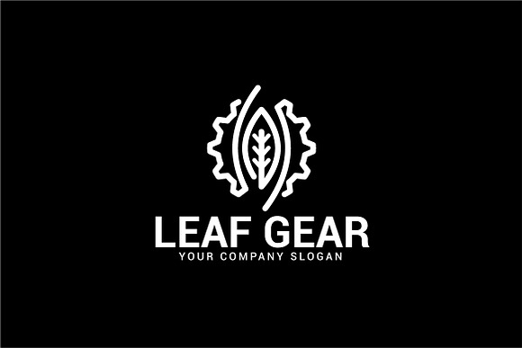 LEAF GEAR LOGO in Logo Templates - product preview 2