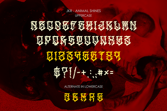 ANIMAL in Blackletter Fonts - product preview 2