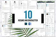 10 Resume & Cover-letter Bundle