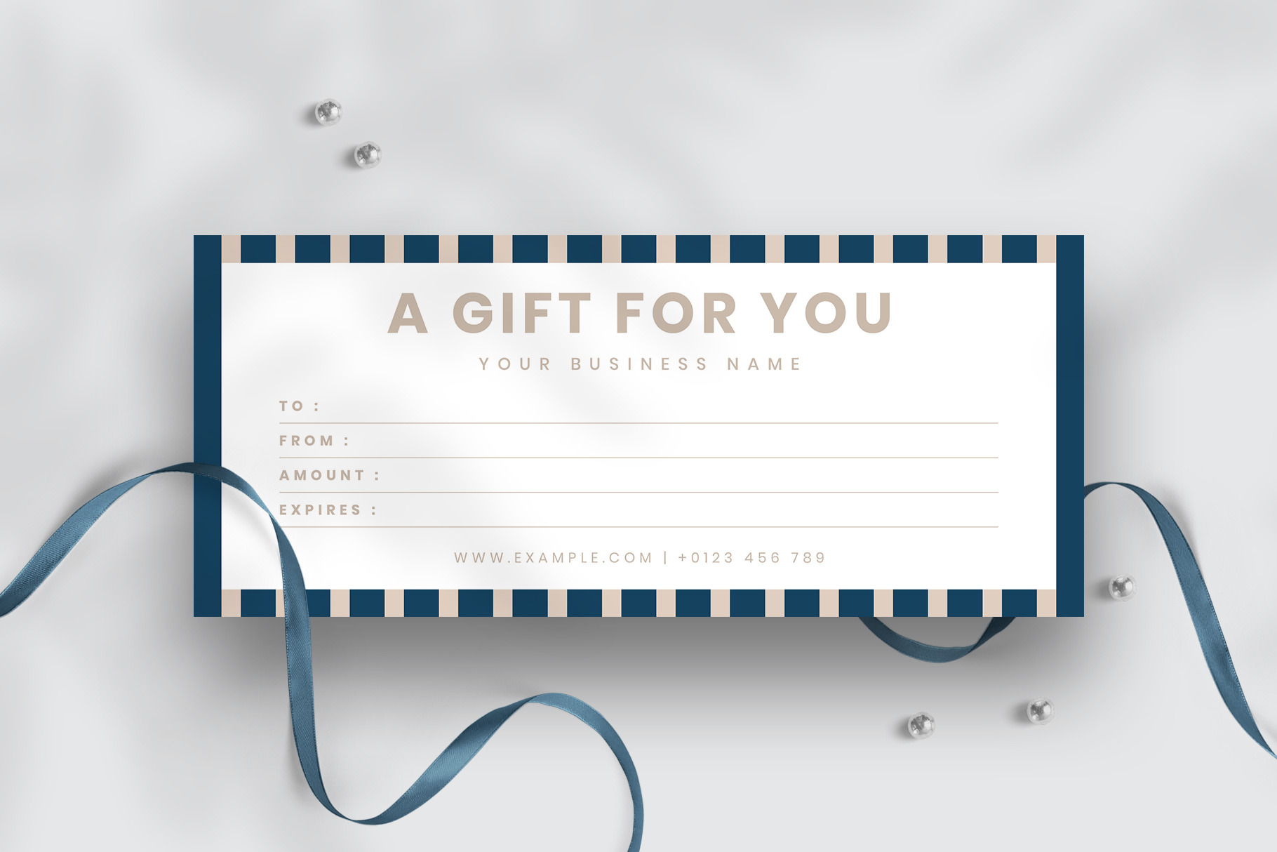 Modern Gift Certificate Template  Creative Daddy For Gift Card Template Illustrator