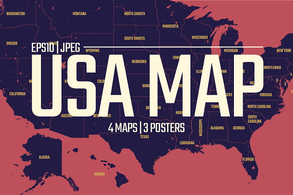 USA maps