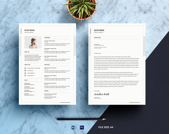 10 Resume & Cover-letter Bundle in Resume Templates - product preview 10