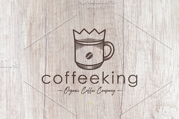 Coffee King Logo Template