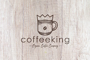 Coffee King Logo Template