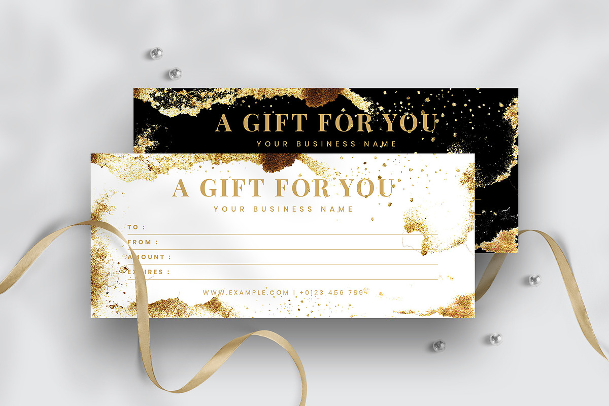 Gift Voucher Template in Postcard Templates - product preview 8