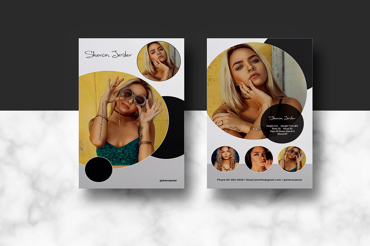 Modeling Comp Card in Card Templates - product preview 8