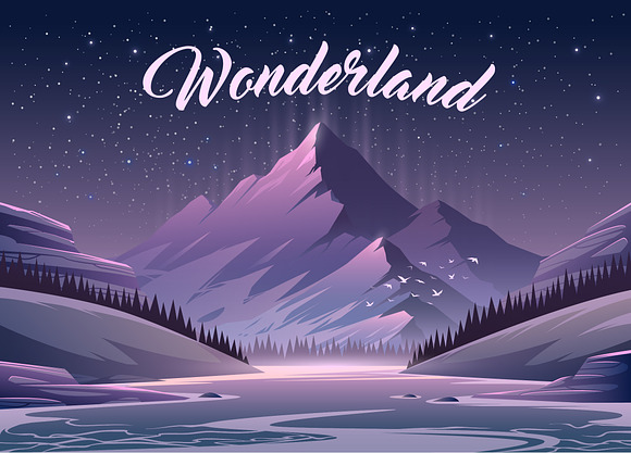 Wonderland. Vector illustrations. in Illustrations - product preview 1