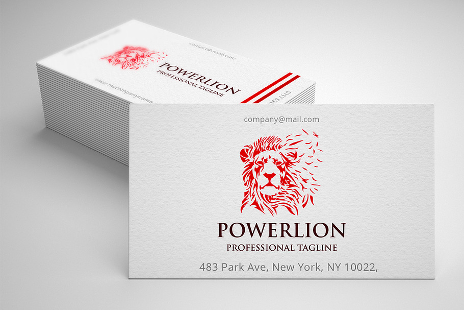 Power Lion Logo in Logo Templates - product preview 8