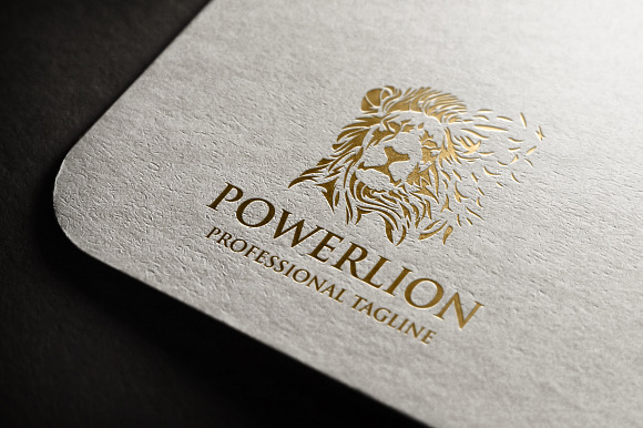 Power Lion Logo in Logo Templates - product preview 1