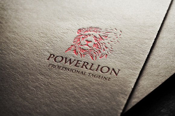 Power Lion Logo in Logo Templates - product preview 2