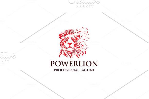 Power Lion Logo in Logo Templates - product preview 3