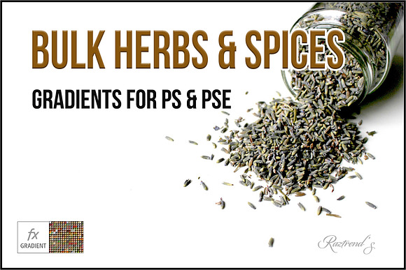 Bulk Herbs & Spices Gradients in Photoshop Gradients - product preview 7