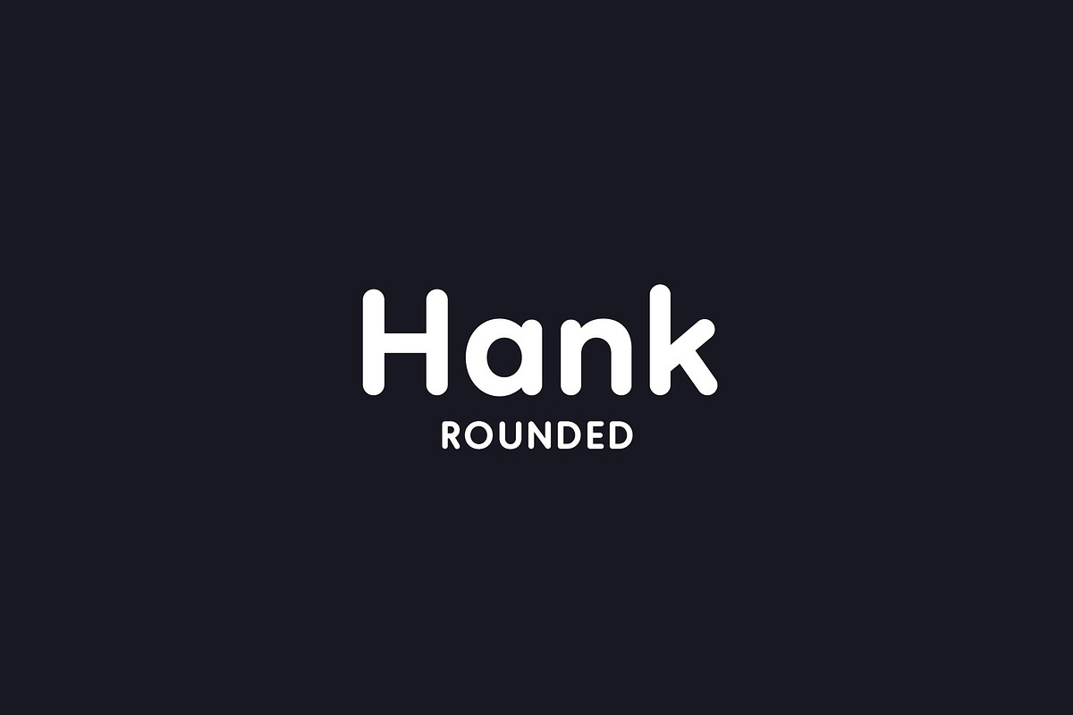 Hank Rounded - Regular in Sans-Serif Fonts - product preview 8