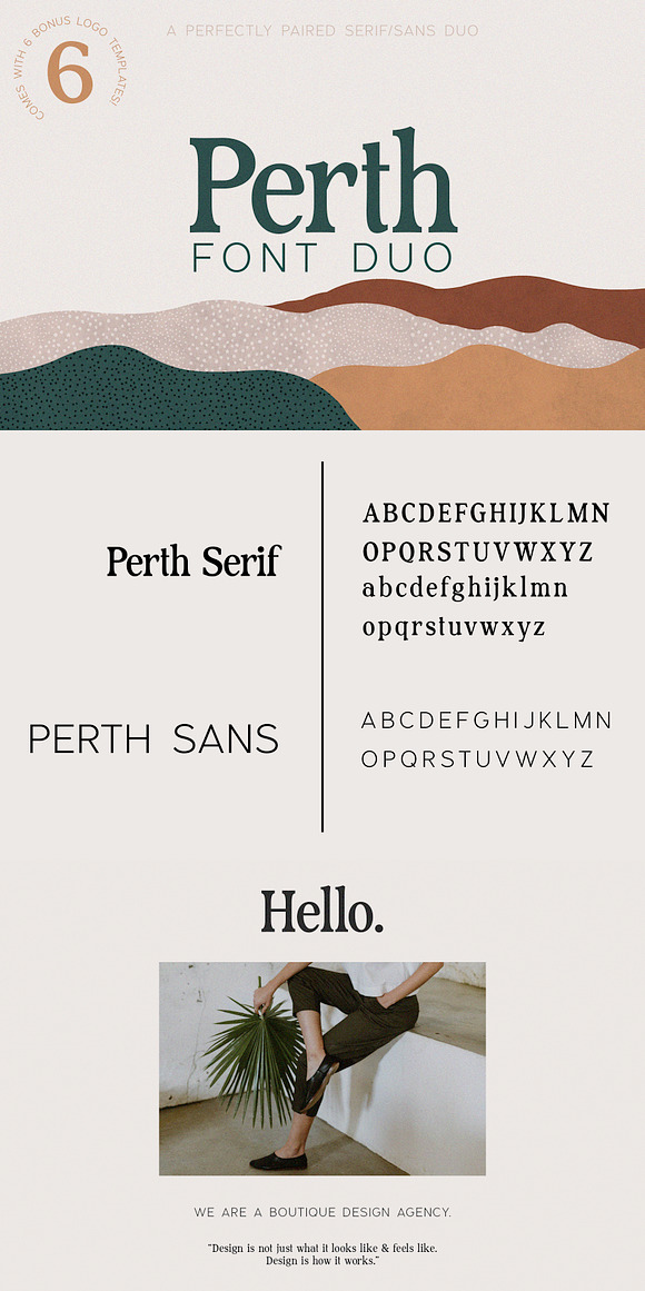 Perth Serif & Sans Duo in Serif Fonts - product preview 13