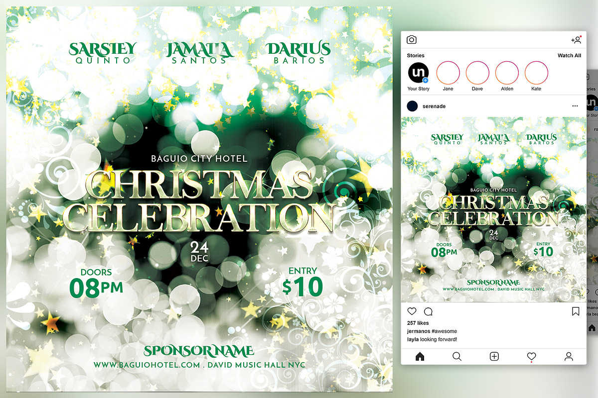 Christmas Celebration Flyer in Flyer Templates - product preview 8