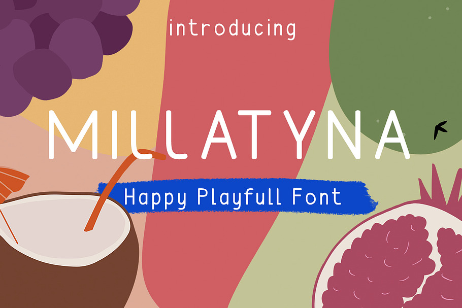 MILLATYNA || Happy Playfull Font in Sans-Serif Fonts - product preview 8