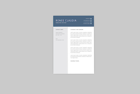 Marketing Assistant Resume Designer in Resume Templates - product preview 1