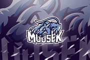 mousek Blue - Mascot & Esport Logo