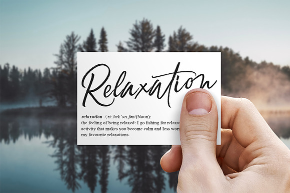 Relaxation // An Elegant Brush in Script Fonts - product preview 1