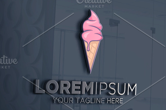 Ice Cream Logo in Logo Templates - product preview 1
