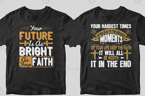 50 Editable Christian Tshirt Design in Illustrations - product preview 2