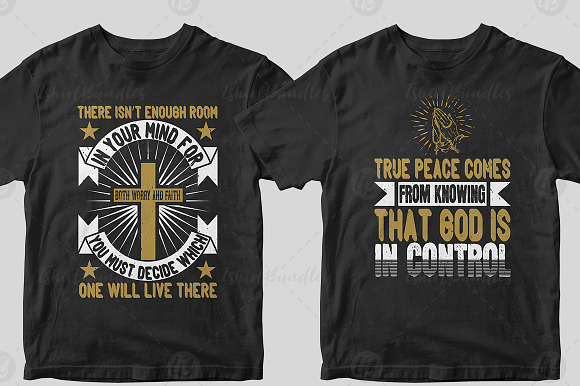 50 Editable Christian Tshirt Design in Illustrations - product preview 4
