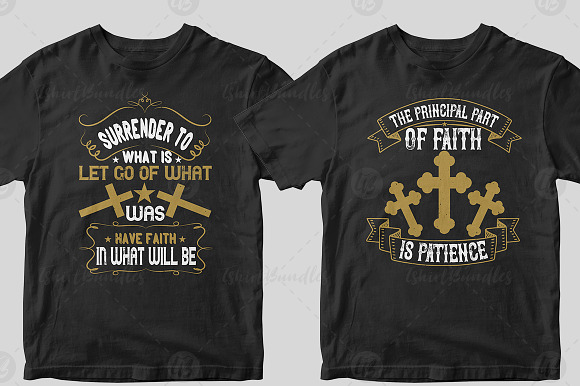50 Editable Christian Tshirt Design in Illustrations - product preview 8