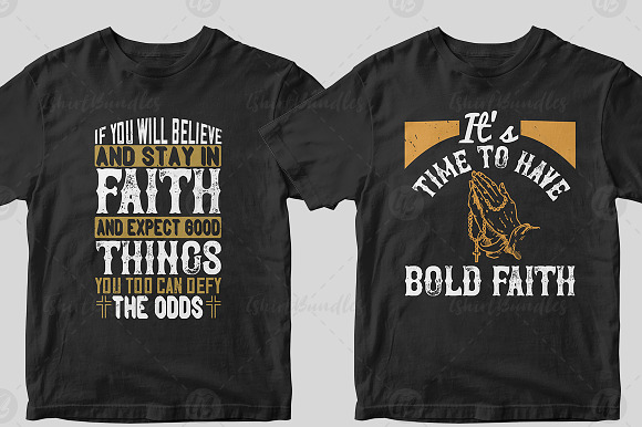 50 Editable Christian Tshirt Design in Illustrations - product preview 10