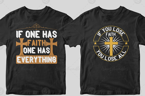 50 Editable Christian Tshirt Design in Illustrations - product preview 13