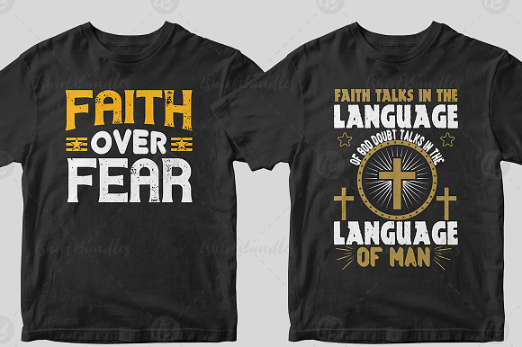 50 Editable Christian Tshirt Design in Illustrations - product preview 16