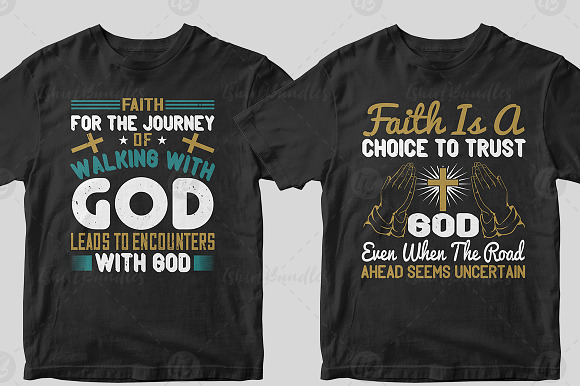 50 Editable Christian Tshirt Design in Illustrations - product preview 22