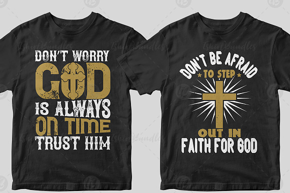 50 Editable Christian Tshirt Design in Illustrations - product preview 24