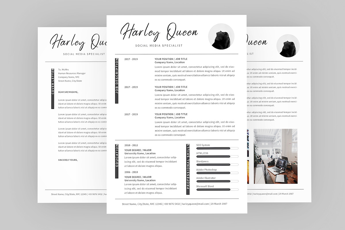 Media Specialist Resume Designer in Resume Templates - product preview 8